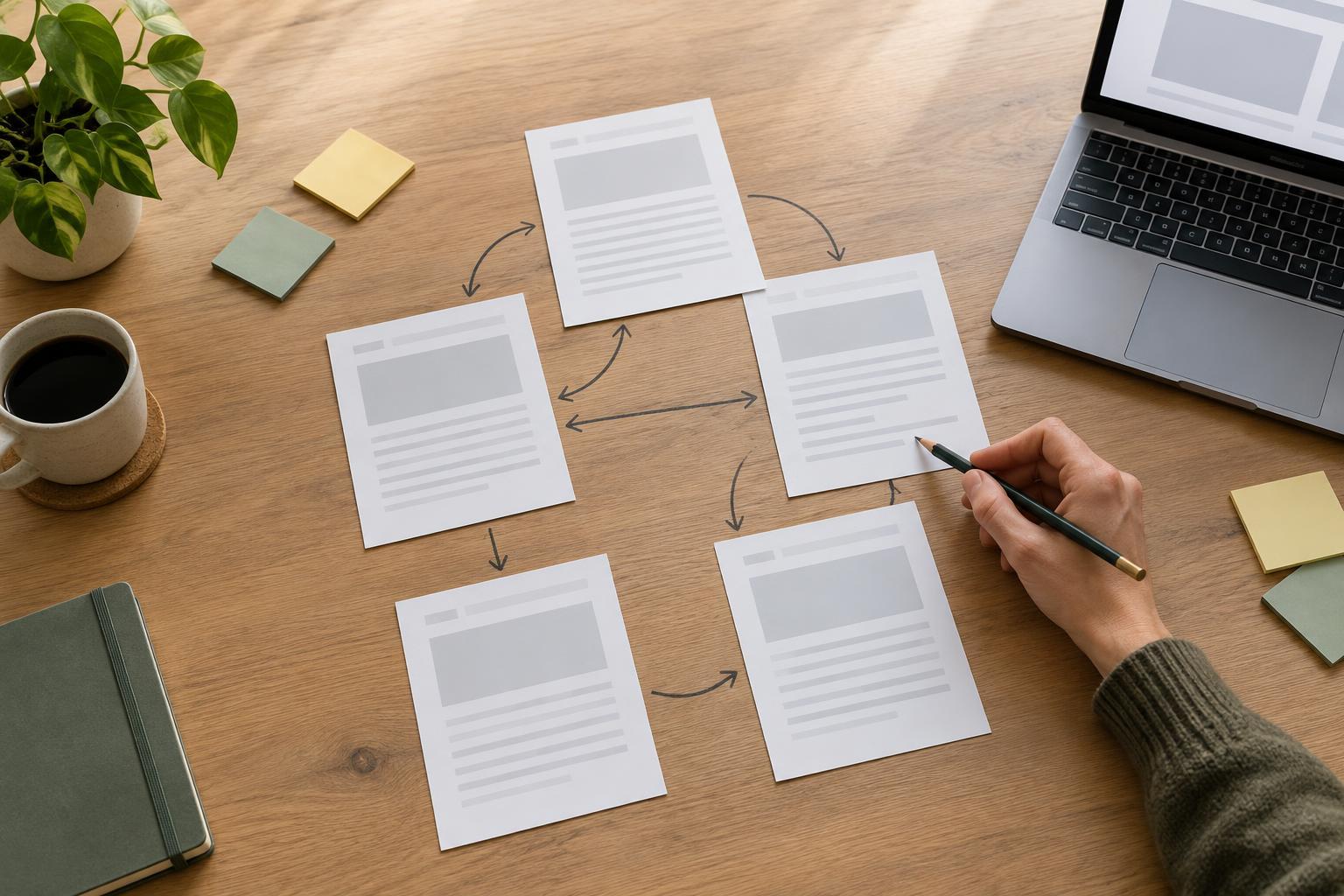 Planning Internal Links While Drafting Related Articles
